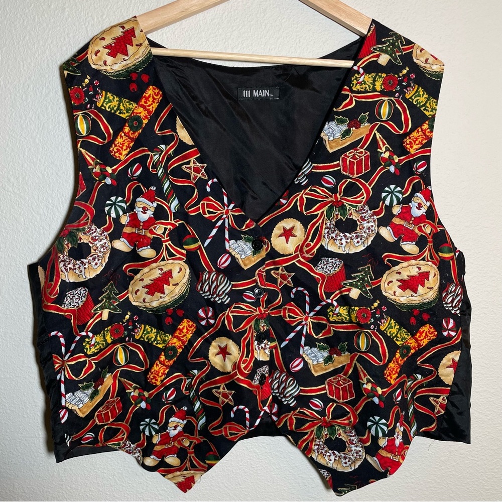 VTG III Main Christmas Holiday Vest XL